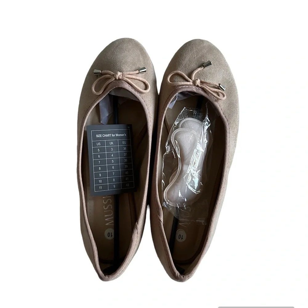 MUSSHOE Ballet Flats for Women Comfortable Women's Flats Shoes Women size 10